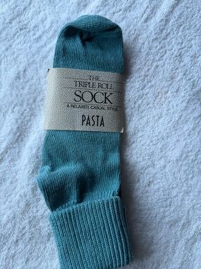 Triple Roll Women’s Casual Socks in Teal